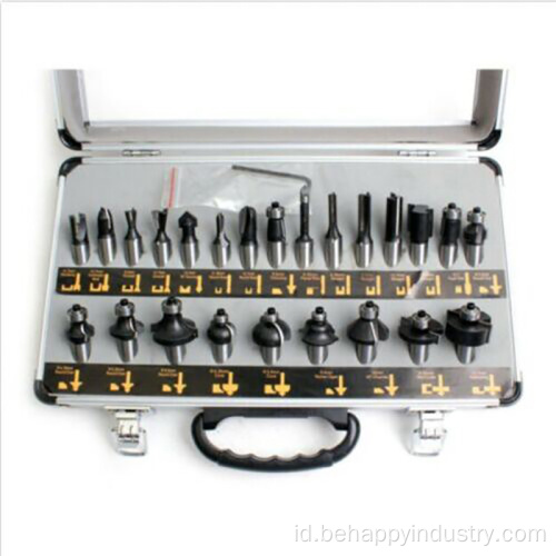 Router bit set kotak alat bit shank